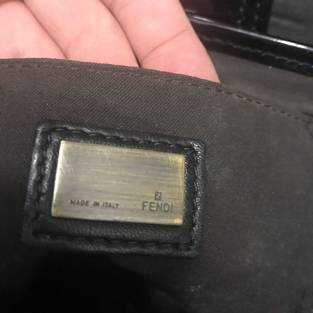 Super cute Fendi canvas shoulder handbag - Picture 7 of 8